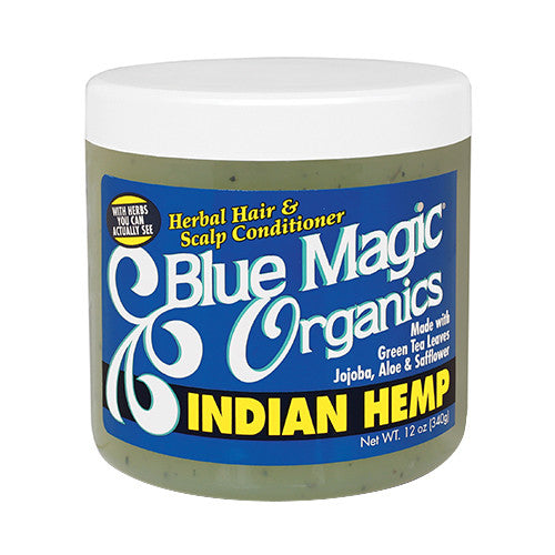 Blue Magic Organics Indian Hemp Herbal Hair And Scalp Conditioner, 12 Oz